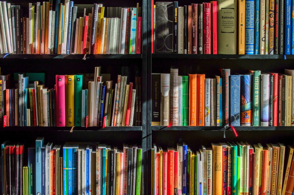 Book shelf.